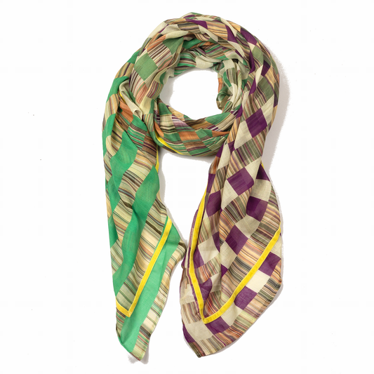 Rubicon MAIN Baumwollschal mit Print