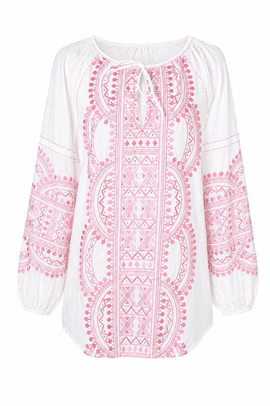 EMBRO Baumwollbluse mit Stickerei 1406_870